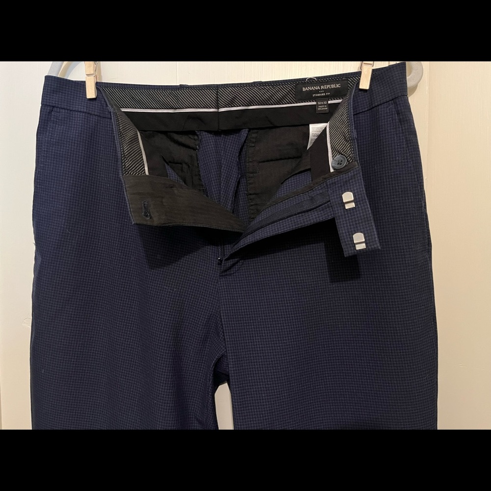 Banana Republic navy / black dress pants